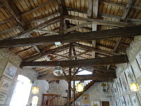 Chateau de Mauriac (62), Ecuries, Plafond